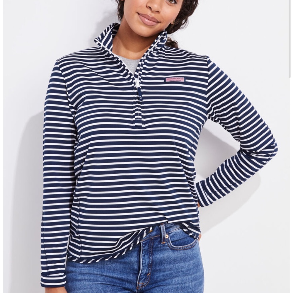 Vineyard Vines Blue Long Sleeve Tee